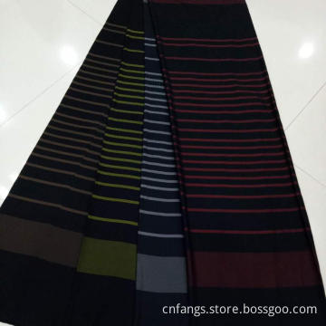 polyester rayon tyg fushan rayon stripe dobby tyg